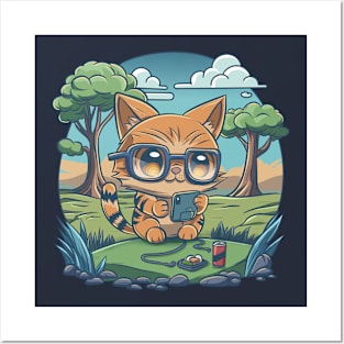 TAMA THE GADGET CAT Posters and Art